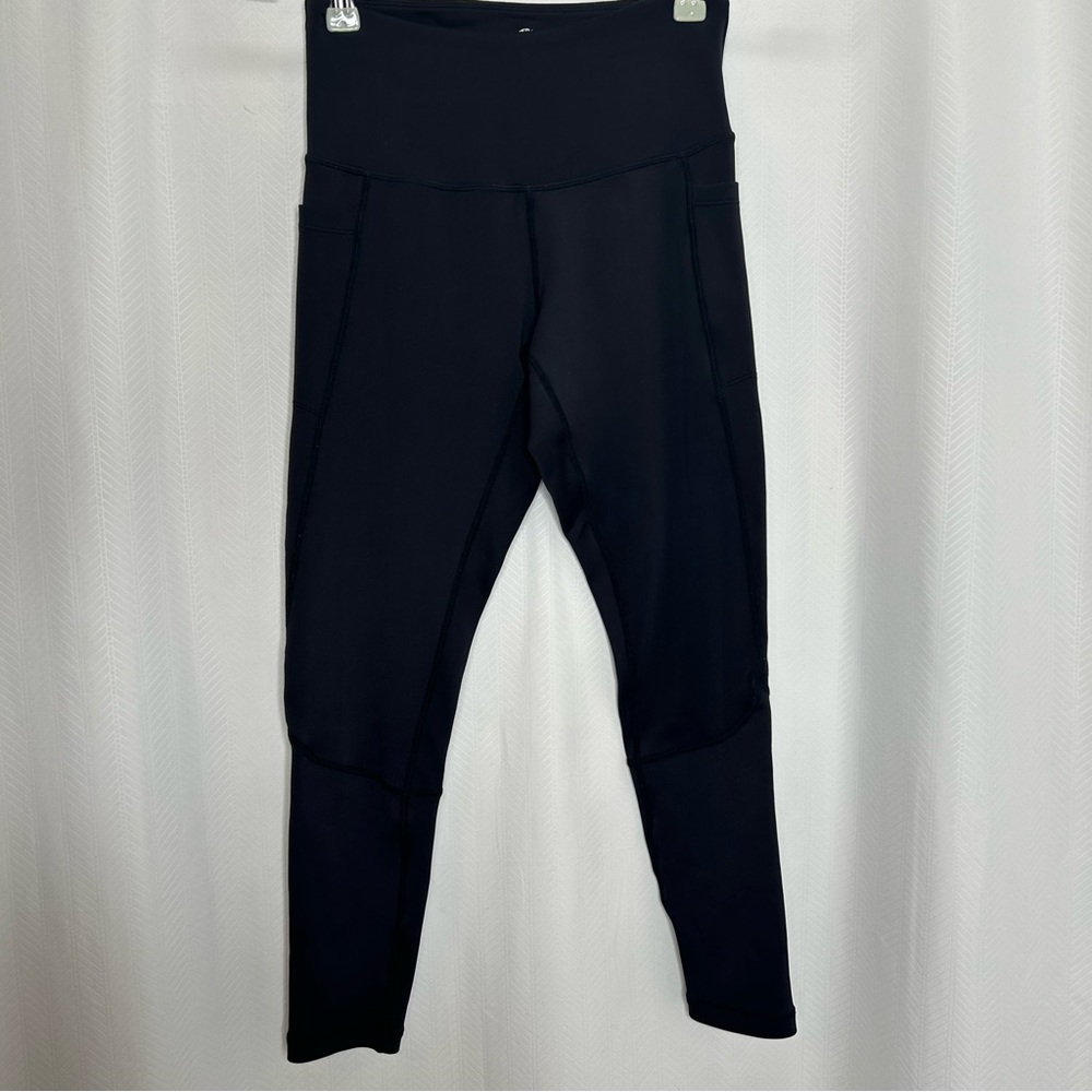 Feed Me Fight Me Black High-Waist Leggings